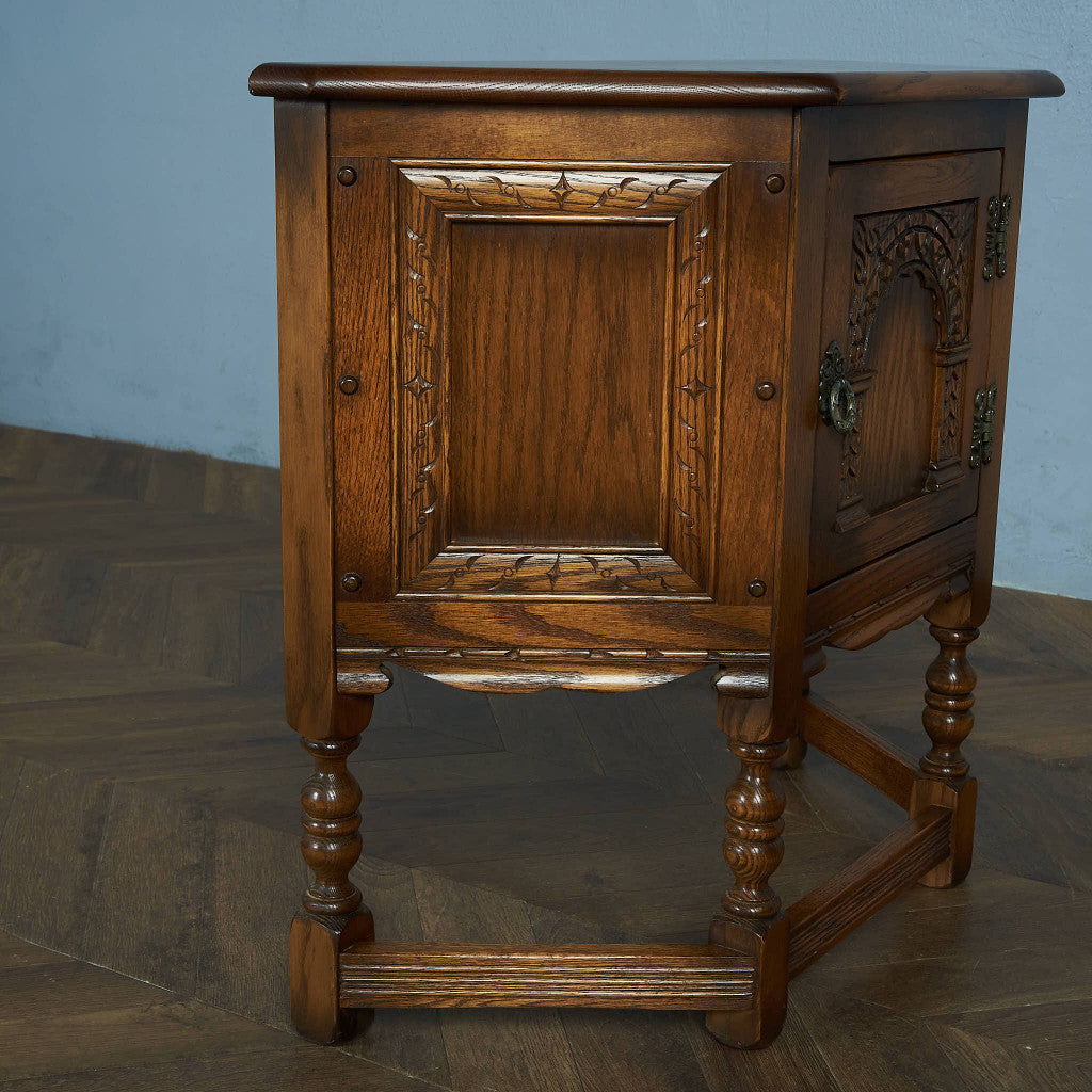 WOOD BROS Oak Cabinet #83651