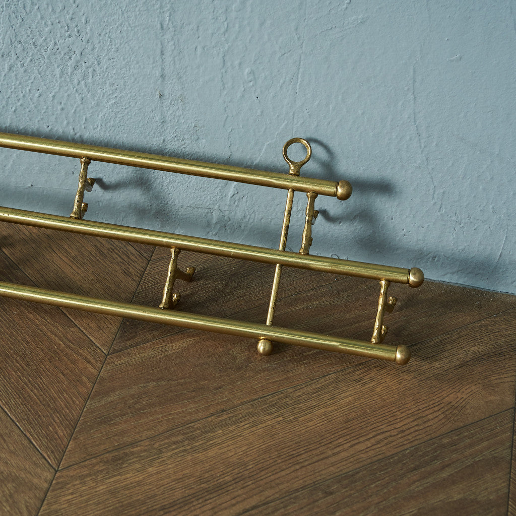 British vintage brass wall hanger #82114