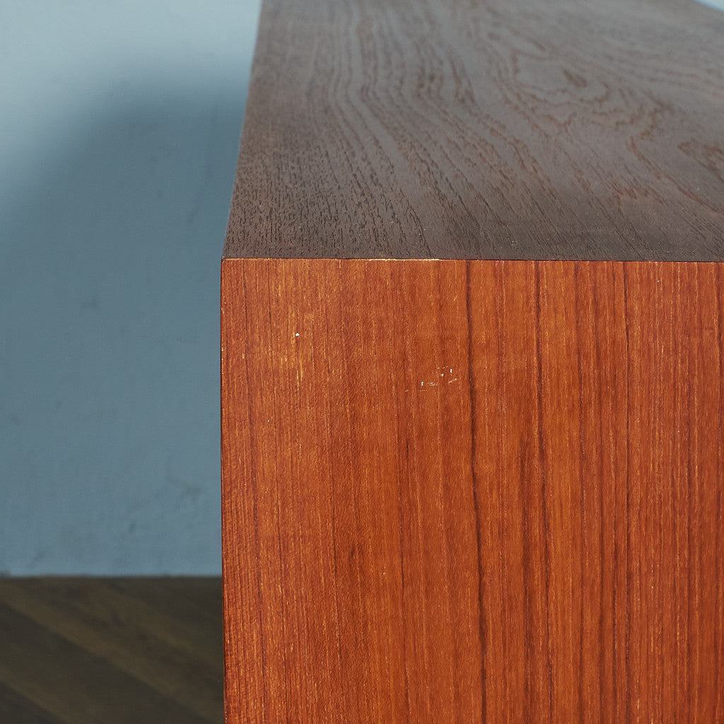 英国ヴィンテージ ブックシェルフ / カスタム アイアンヘアピンレッグ