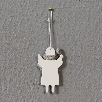 Winter friends Angel Ornament