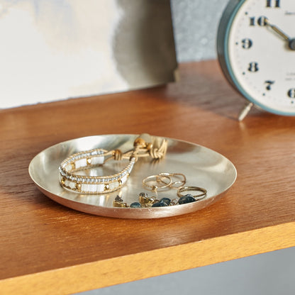 SILVER PLATED PLATE ROUND / M