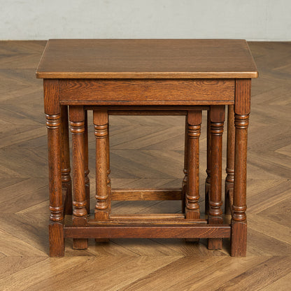 ジェイシーファニチャー Jaycee Furniture オーク材 ネストテーブル #99303
