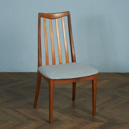 G-PLAN Vintage Slat Back Chair (4540) / Seat Reupholstered #72225