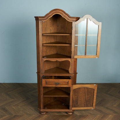 British Classic Oak Corner Cabinet #81946