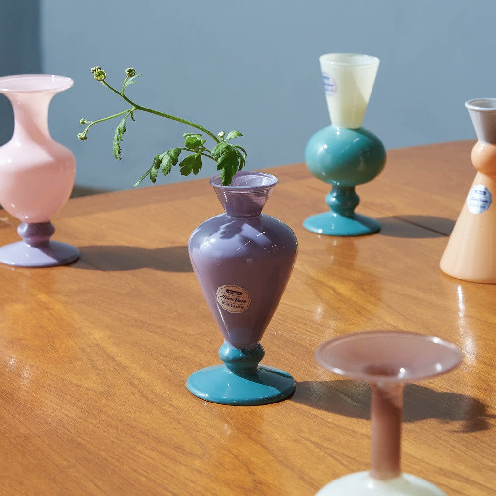 MINI VASE TWO TONE / Blue×Green