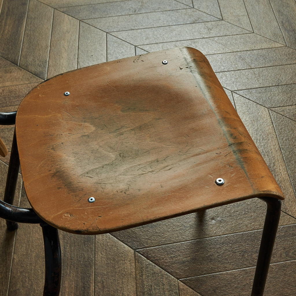 Lecluyse la toupie vintage school chair #74886