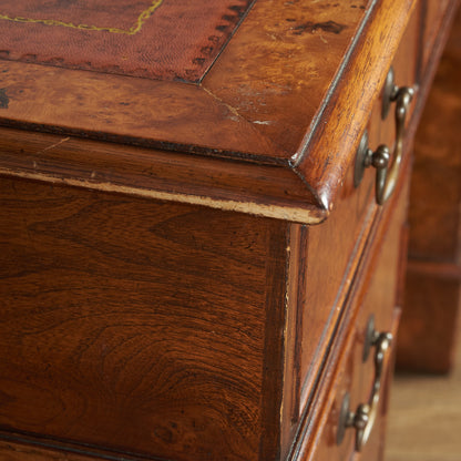 British classic walnut double-sided desk #81874