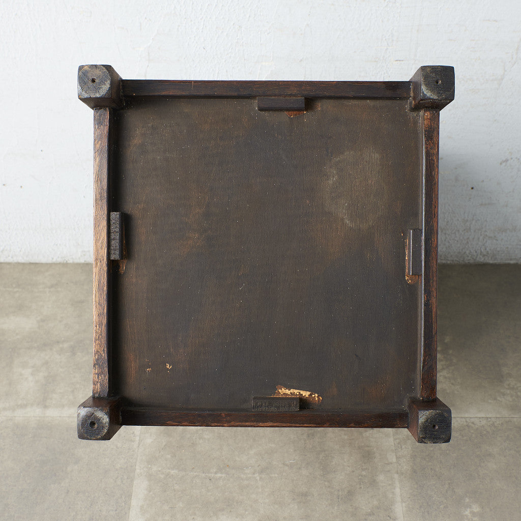 [67287] British classic oak side table