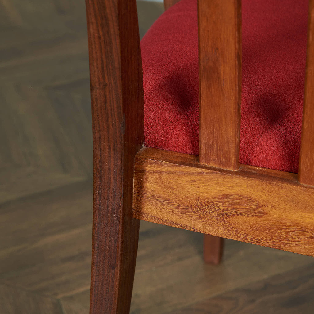 ヴィンテージ スラットバック アーム チェア