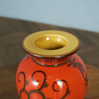 German Art Pottery フラワーベース #81911