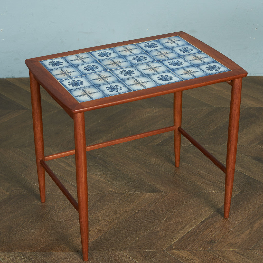 Nordic Vintage Tile Top Nesting Table #72166