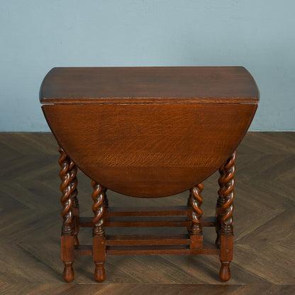 Antique British Drop Leaf Gateleg Table #80313