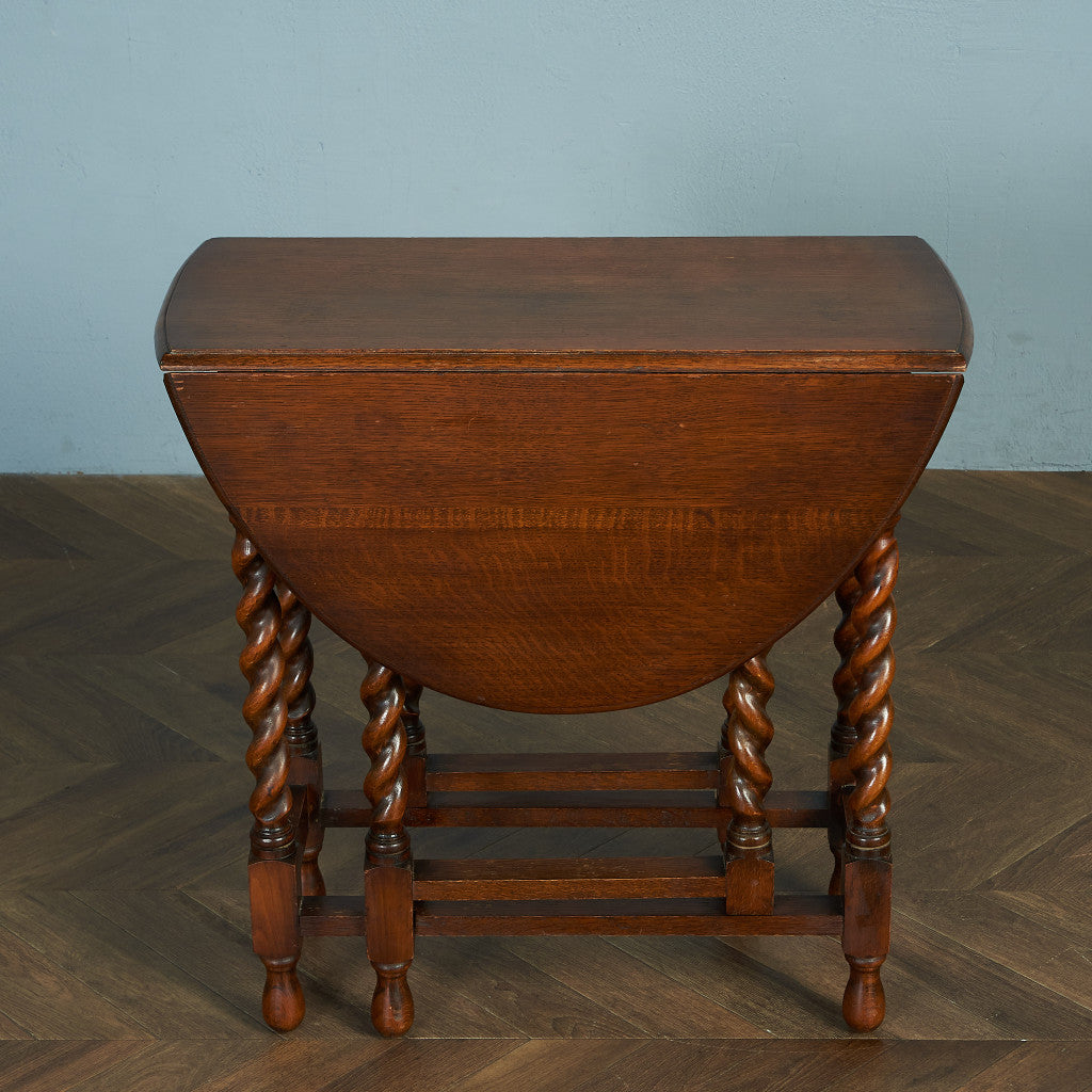 Antique British Drop Leaf Gateleg Table #80313