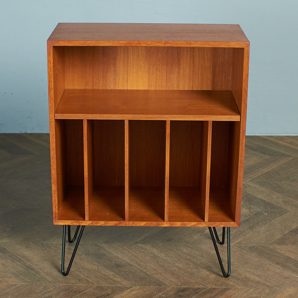 Danish Record Cabinet / Custom Iron Hairpin Legs #77321