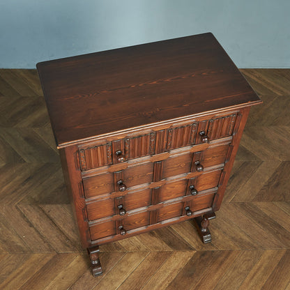 ERCOL Old Colonial 4-Drawer Tall Chest #82102
