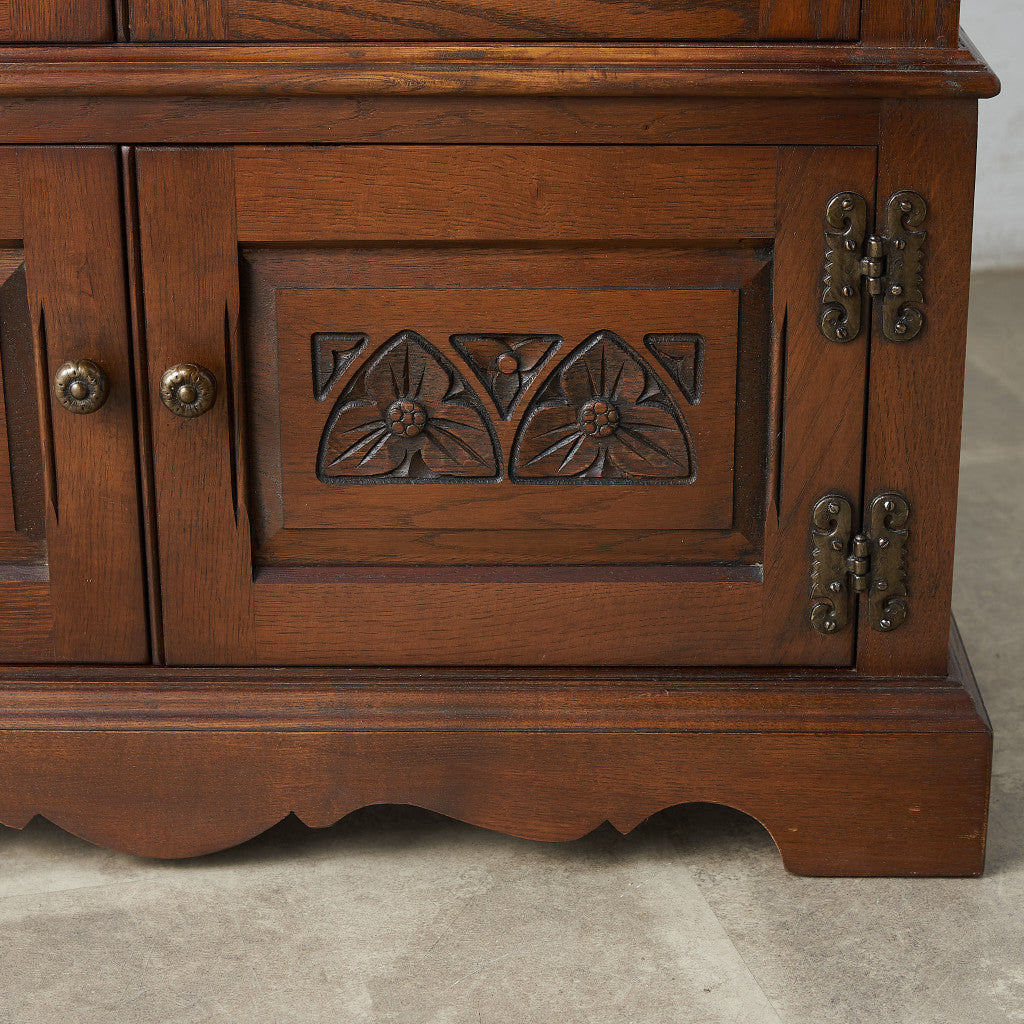 [67403][WOOD BROS]Old Charm Oak Bookcase