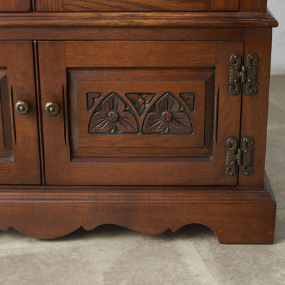 [67403][WOOD BROS]Old Charm Oak Bookcase