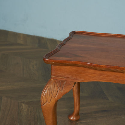British classic walnut center table #79417