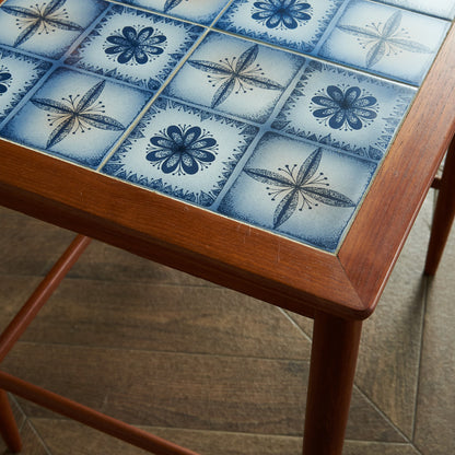 Nordic Vintage Tile Top Nesting Table #72166