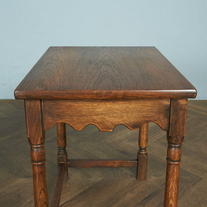 British Classic Oak Nesting Table #79600