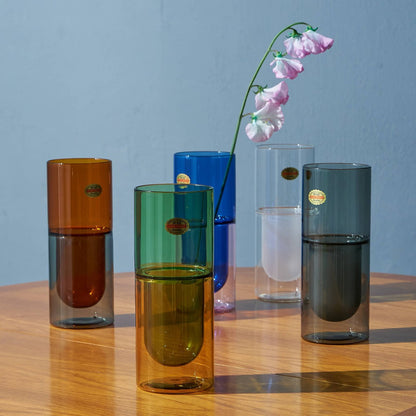 DW VASE Ssize / Green×Yellow