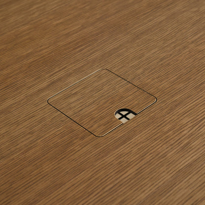 USM Haller Table ケーブルダクト付き オークブラウン