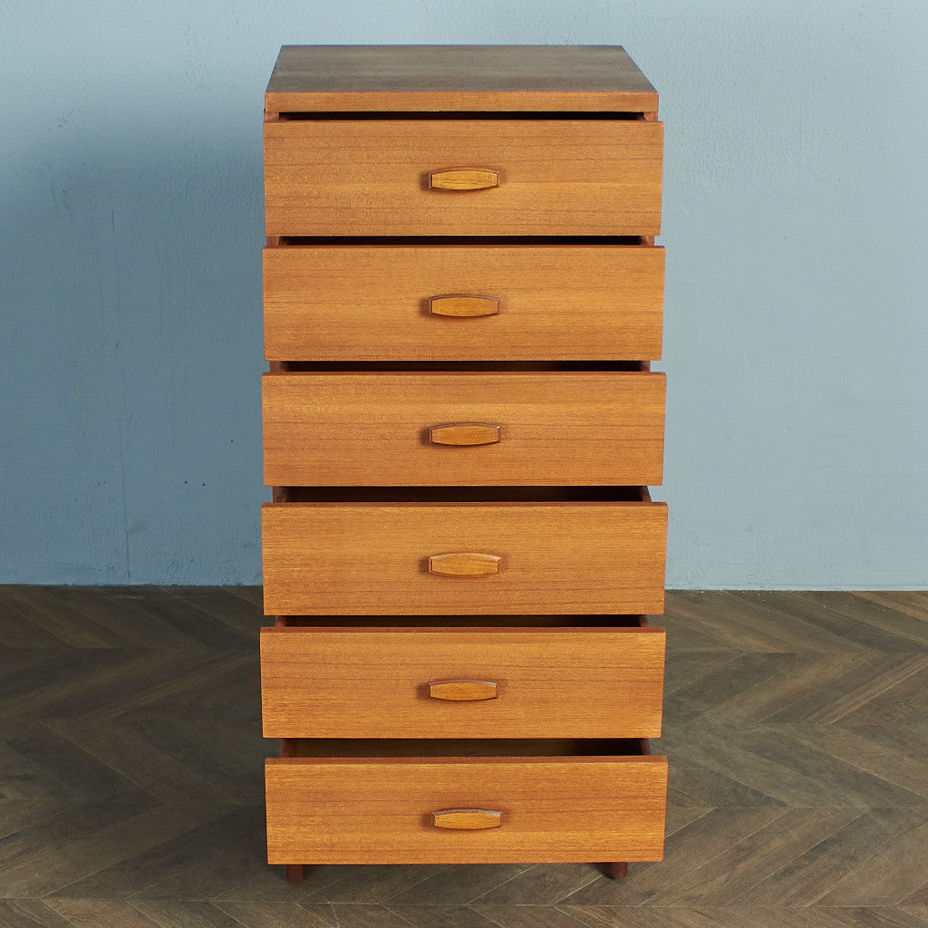 Jeep Lang G-PLAN Quadrille 6-Drawer Tall Chest (1386) #78219