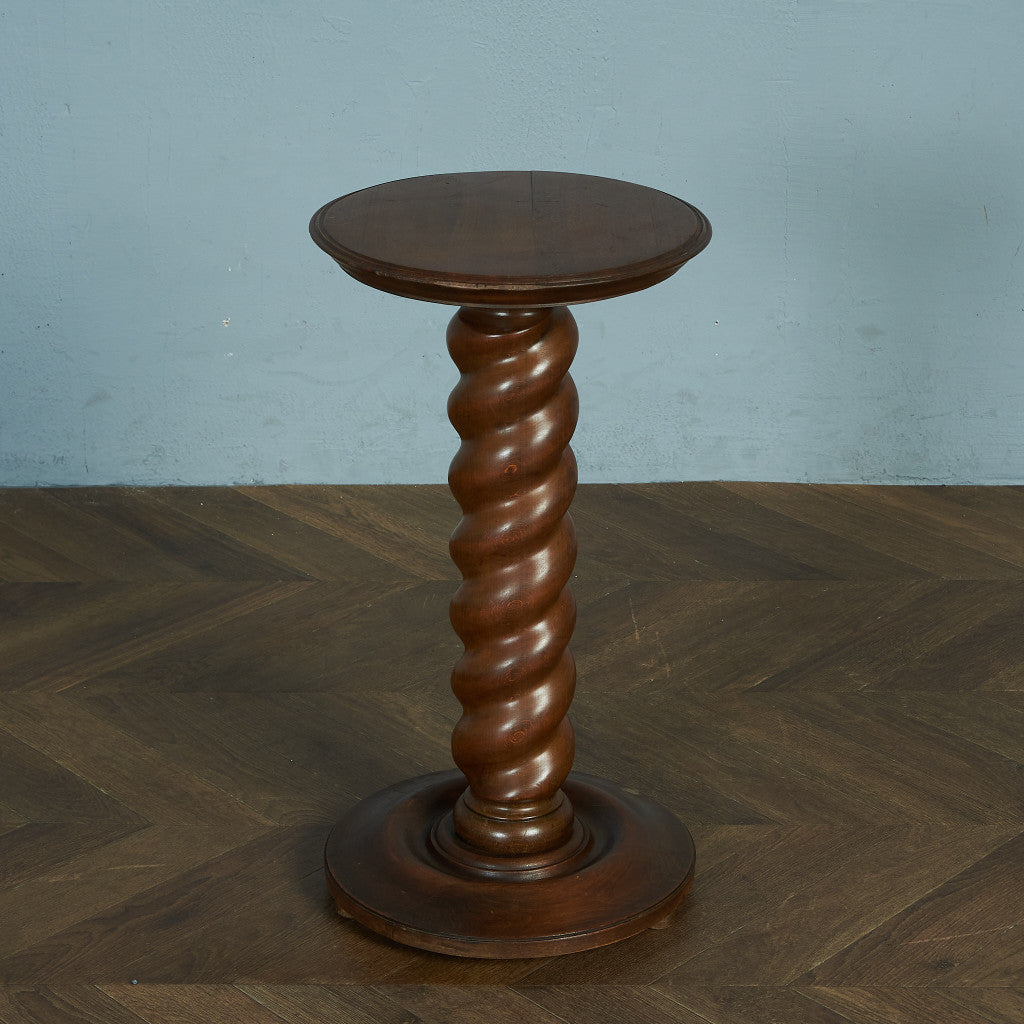 British Classic Burly Twist Leg Side Table #81725