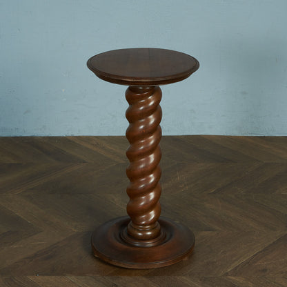 British Classic Burly Twist Leg Side Table #81725