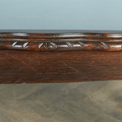 British classic glass top center table #78230