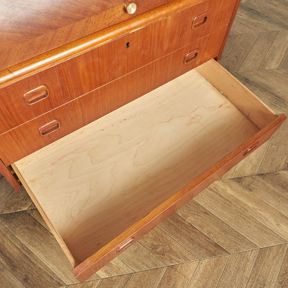 Markaryds Mobelindustri Vintage Roll Top Writing Bureau #80380