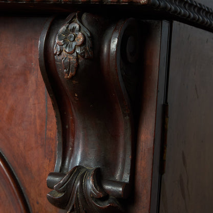 British classic walnut double-sided desk #81816