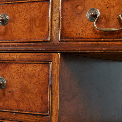 British classic walnut double-sided desk #81874