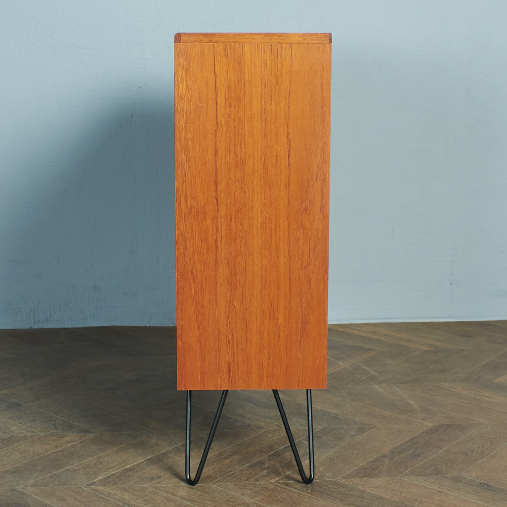 ヴィンテージ ブックシェルフ / カスタム アイアンヘアピンレッグ
