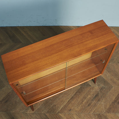 British vintage glass bookcase #77370