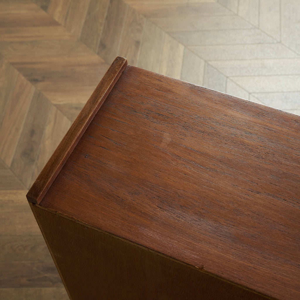 英国ヴィンテージ ガラスキャビネット / 本棚 #84014