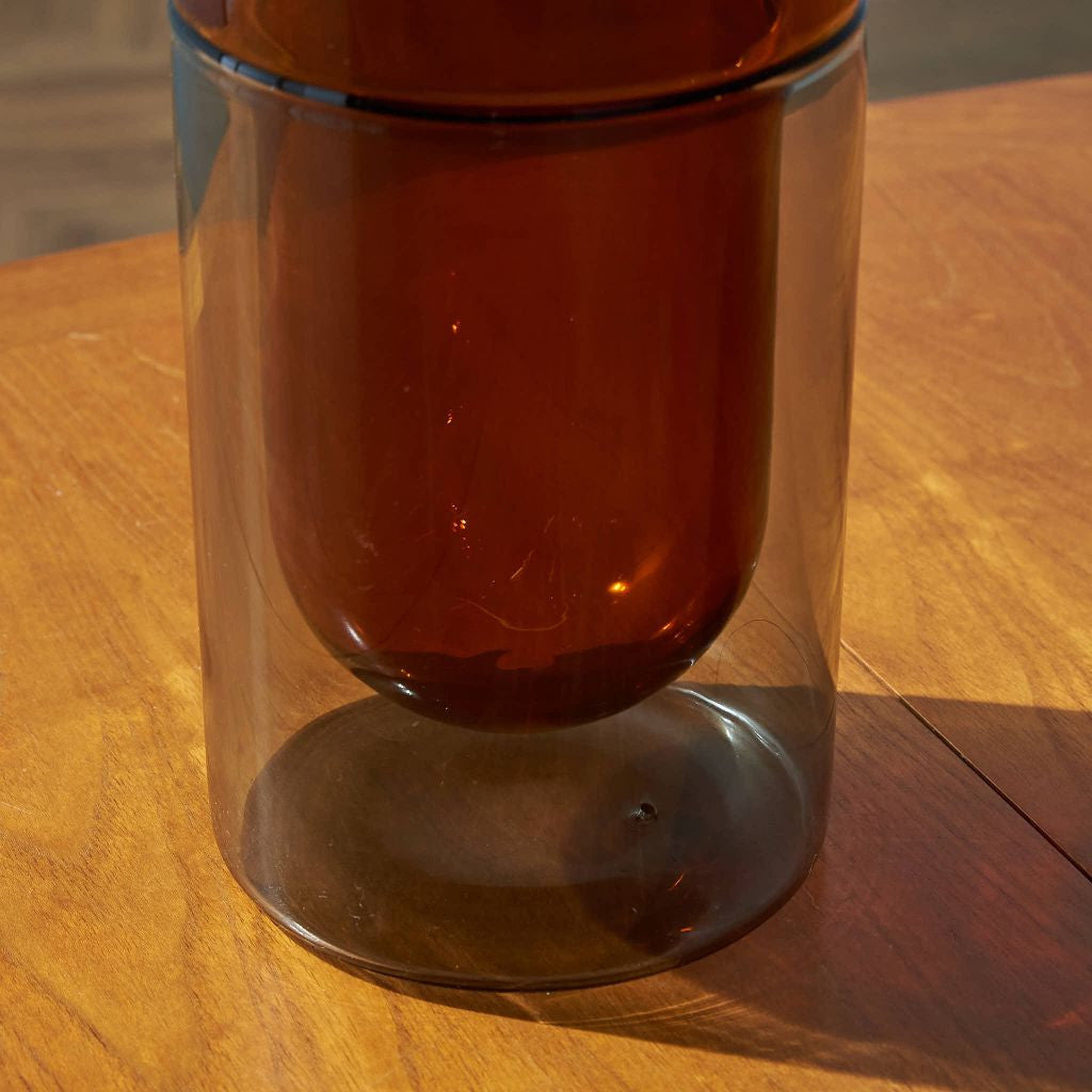 DW VASE Lsize / Amber×Gray