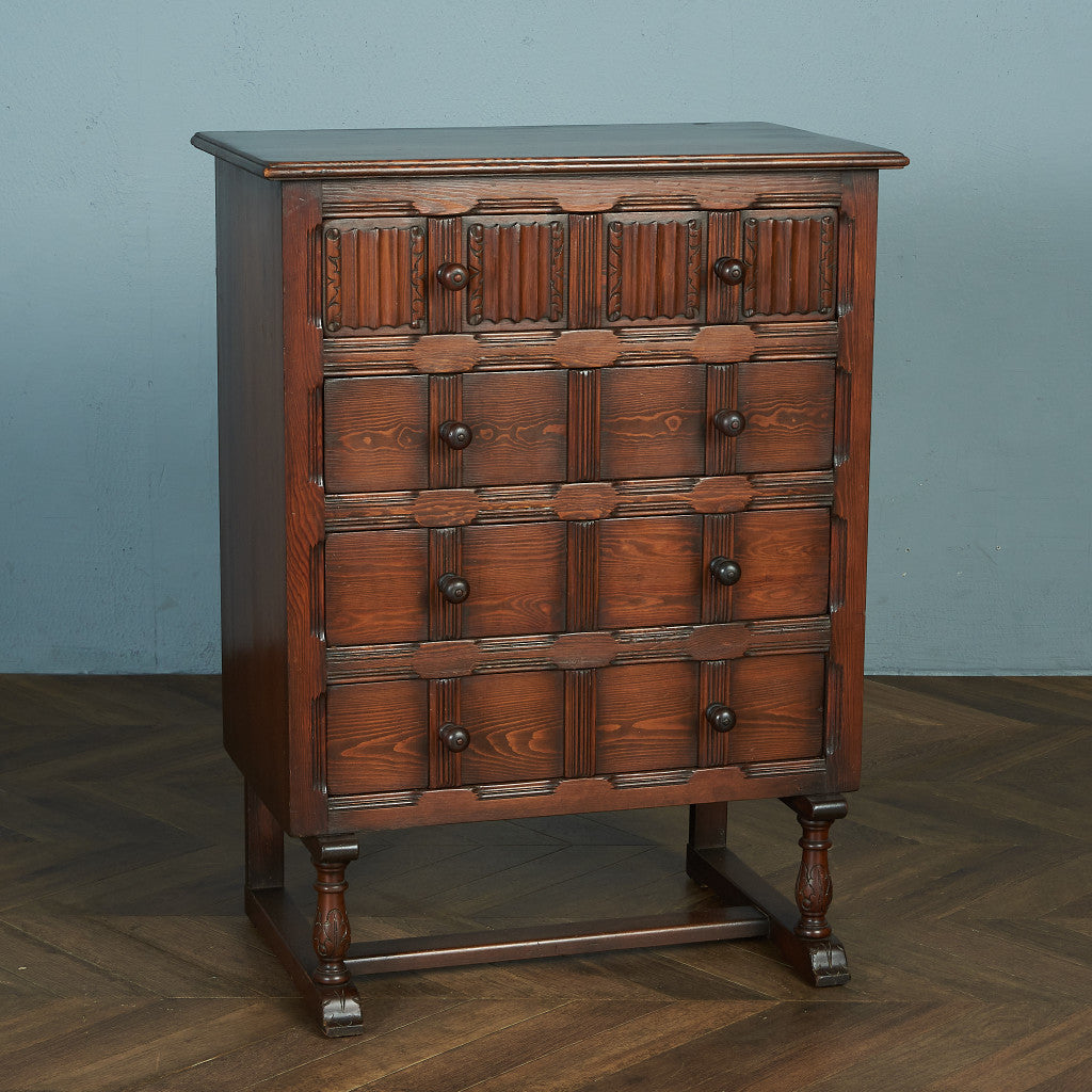 ERCOL Old Colonial 4-Drawer Tall Chest #82102