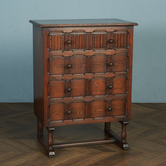 ERCOL Old Colonial 4-Drawer Tall Chest #82102