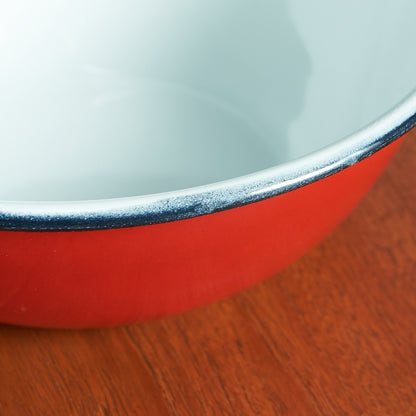 TAZON ホーローボウル 20cm / レッド