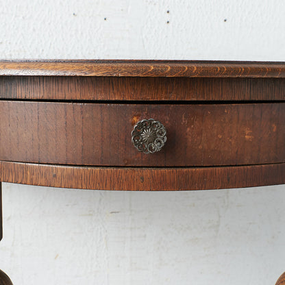 [67606] British Classic Half Moon Table