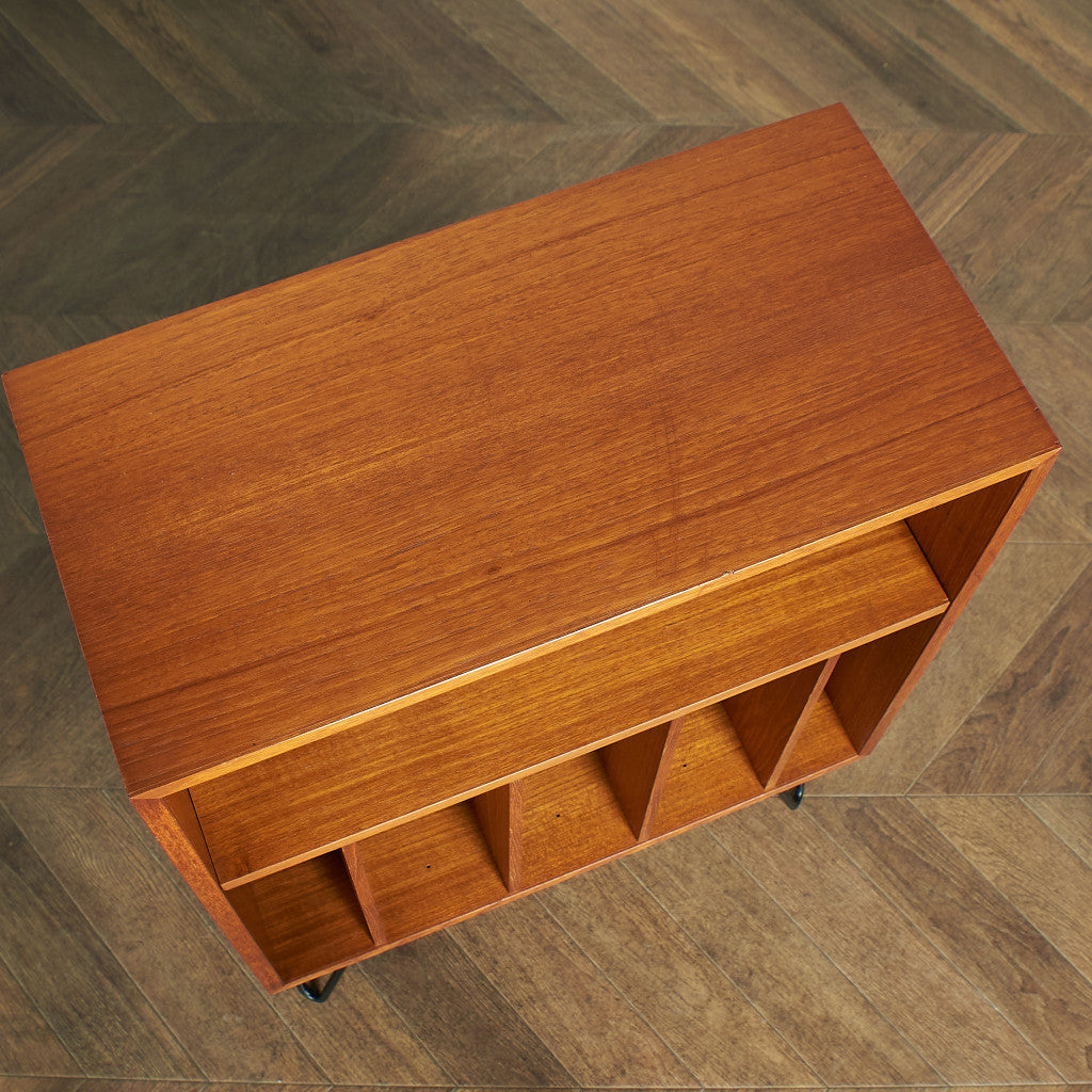 Danish Record Cabinet / Custom Iron Hairpin Legs #77321