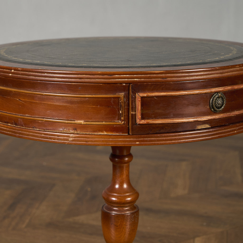 英国 クラシック リージェンシー様式 ドラムテーブル