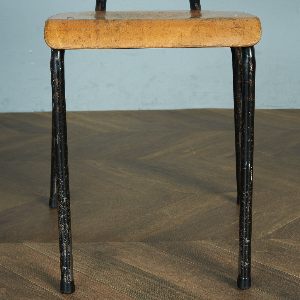 Lecluyse la toupie vintage school chair #74886