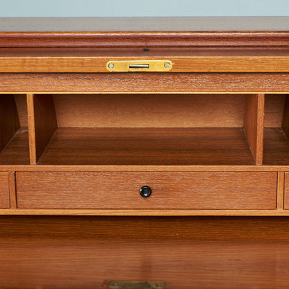 Markaryds Mobelindustri Vintage Roll Top Writing Bureau #79401