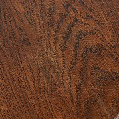 British classic solid oak side table #74989