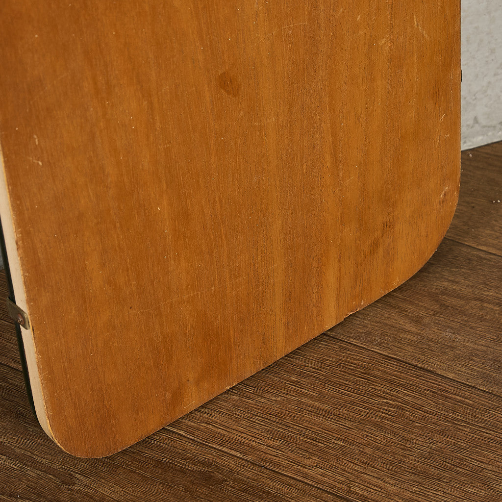 Chinese white ヴィンテージ フレームレス ウォールミラー