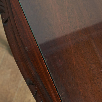 British classic glass top nesting table #78649