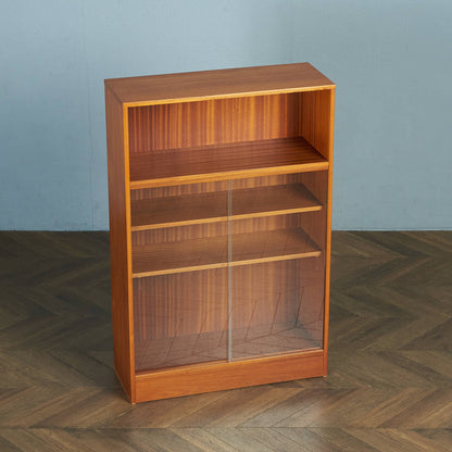 British vintage glass cabinet/bookshelf #83641