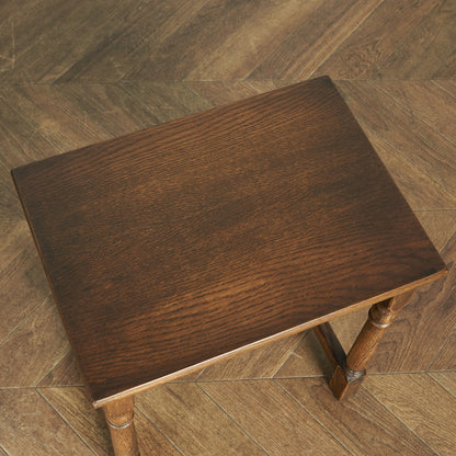 British Classic Oak Nesting Table #79600